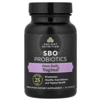 SBO пробиотики, вагинальный для приема один раз в день, 30 капсул — Ancient Nutrition