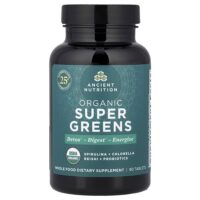 Органическая суперзеленая, 90 таблеток — Ancient Nutrition
