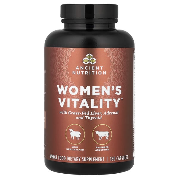 atn02633_v_25.jpg Women's Vitality, 180 капсул — Ancient Nutrition