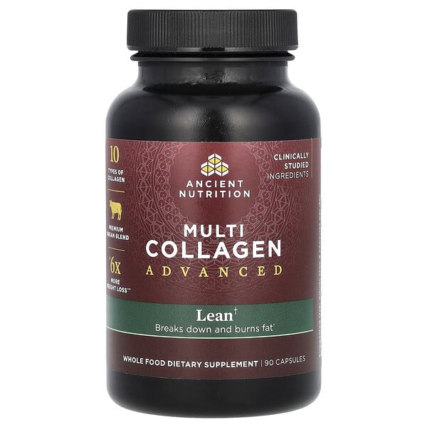 atn02677_v_8.jpg Multi Collagen Advanced, улучшенная формула с коллагеном, 90 капсул — Ancient Nutrition