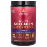 Multi Collagen, улучшенная формула, детокс, 414 г (14,6 унции) — Ancient Nutrition
