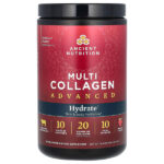 Multi Collagen Advanced, улучшенный коллаген, для гидратации, со вкусом ягод, 480 г (16,9 унции) — Ancient Nutrition