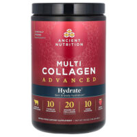 Multi Collagen Advanced, улучшенный коллаген, для гидратации, со вкусом ягод, 480 г (16,9 унции) — Ancient Nutrition