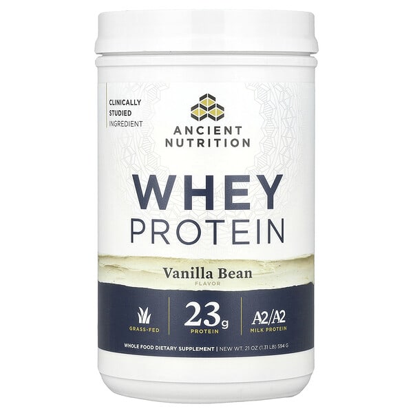 atn02743_v_8.jpg Сывороточный протеин, ваниль, 594 г (1,31 фунта) — Ancient Nutrition