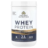 Сывороточный протеин, шоколадно-арахисовая паста, 609,01 г (1,34 фунта) — Ancient Nutrition