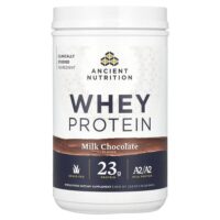 Сывороточный протеин, молочный шоколад, 646 г (1,42 фунта) — Ancient Nutrition
