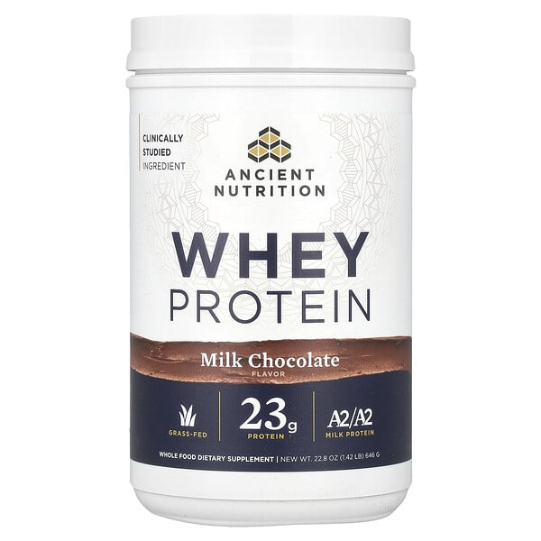 atn02745_v_8.jpg Сывороточный протеин, молочный шоколад, 646 г (1,42 фунта) — Ancient Nutrition