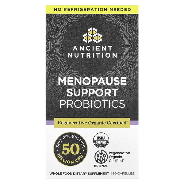 atn02759_v_20.jpg Пробиотики для поддержки менопаузы, 60 капсул — Ancient Nutrition