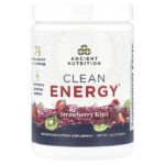 Clean Energy, клубника и киви, 121,8 г (4,3 унции) — Ancient Nutrition