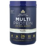 мультипротеин, животный вкус, ваниль, 519 г (1,14 фунта) — Ancient Nutrition