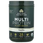 мультипротеин, растительный, с ванильным вкусом, 543 г (1,2 фунта) — Ancient Nutrition