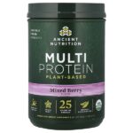 мультипротеин, растительный, ягодный вкус, 543 г (1,2 фунта) — Ancient Nutrition