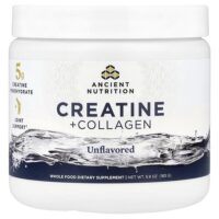 креатин с коллагеном, без добавок, 165 г (5,8 унции) — Ancient Nutrition