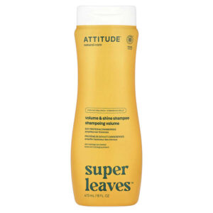 Super Leaves™, шампунь для объема и блеска, соевый протеин и клюква, 473 мл (16 жидк. унций) — ATTITUDE