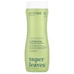 Super Leaves™, питательный шампунь, масло из виноградных косточек и листья оливы, 473 мл (16 унций) — ATTITUDE