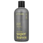 Super Leaves™, гель для душа, для мужчин, янтарь и цитрус, 415 мл (14 жидк. унций) — ATTITUDE