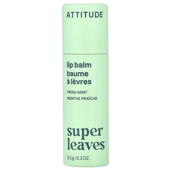 att11980_v_49.jpg Super Leaves™, бальзам для губ, свежая мята, 8,5 г (0,3 унции) — ATTITUDE