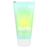 Sunly, минеральное солнцезащитное средство, SPF 30, без запаха, 150 г (5,2 унции) — ATTITUDE
