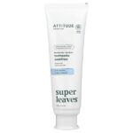Super Leaves™, отбеливающая зубная паста без фтора, перечная мята, 120 г (4,2 унции) — ATTITUDE