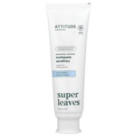 Super Leaves™, отбеливающая зубная паста без фтора, перечная мята, 120 г (4,2 унции) — ATTITUDE