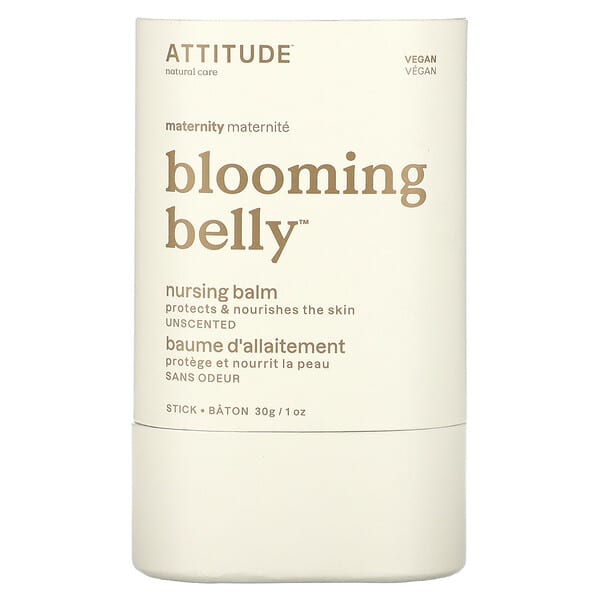 att18230_v_16.jpg Blooming Belly, бальзам для кормления, без запаха, 30 г (1 унция) — ATTITUDE