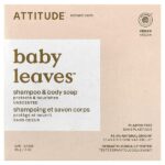 Baby Leaves™, шампунь и мыло для тела, без запаха, 85 г (3 унции) — ATTITUDE
