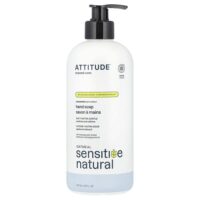 Oatmeal Sensitive, натуральное мыло для рук, без запаха, 473 мл (16 жидк. унц.) — ATTITUDE