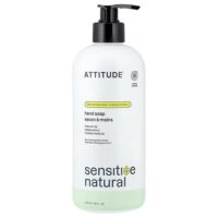 Sensitive Natural, мыло для рук, свежее яблоко, 473 мл (16 жидк. унций) — ATTITUDE