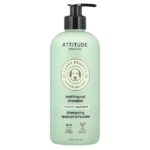 Furry Friends, Natural Pet Care, успокаивающий шампунь из овса, без запаха, 473 мл (16 жидк. унц.) — ATTITUDE
