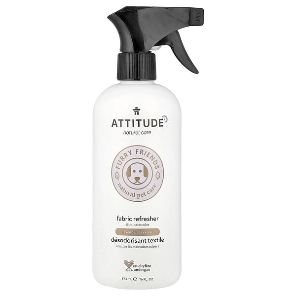 att81171_v_25.jpg Furry Friends, Natural Pet Care, освежитель тканей, лаванда, 473 мл (16 жидк. унц.) — ATTITUDE
