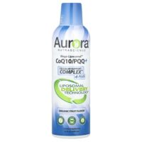 Mega-Liposomal™, коэнзим Q10/PQQ+, со вкусом органических фруктов, 480 мл (16 жидк. унций) — Aurora Nutrascience