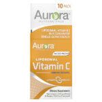 Micro-Pack+®, липосомальный витамин C, 10 пакетиков по 7 мл (0,24 жидк. унции) — Aurora Nutrascience