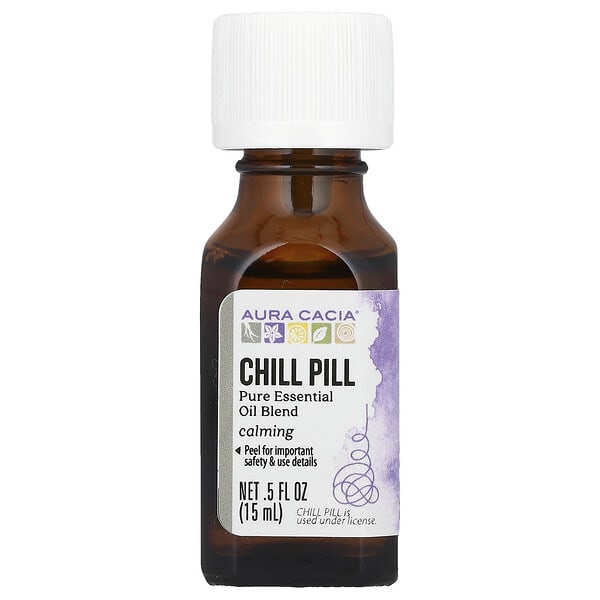 aur88118_v_68.jpg Освежающее и расслабляющее средство Chill Pill, 0.5 жидких унций (15 мл) — Aura Cacia