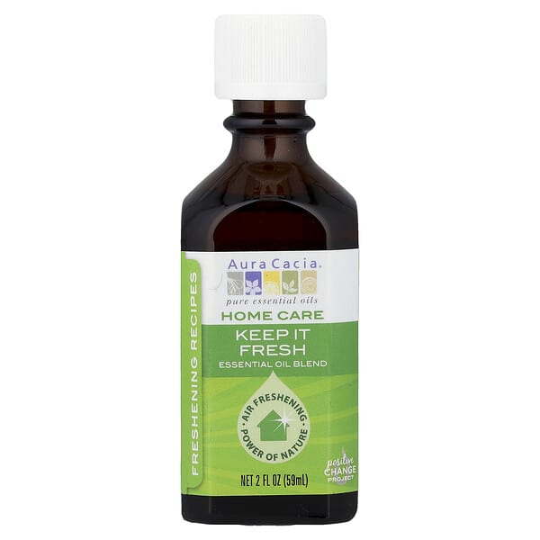 aur88144_v_28.jpg Home Care, смесь эфирных масел, Keep It Fresh, 59 мл (2 жидк. унц.) — Aura Cacia