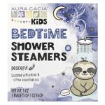 Распариватели для душа для детей, Peaceful, 3 таблетки — Aura Cacia