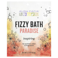 Fizzy Bath, Fizzy Bath, Paradise, 70,9 г (2,5 унции) — Aura Cacia