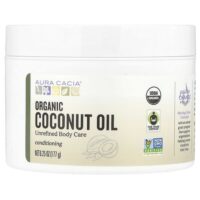 органическое кокосовое масло, 177 г (6,25 унции) — Aura Cacia