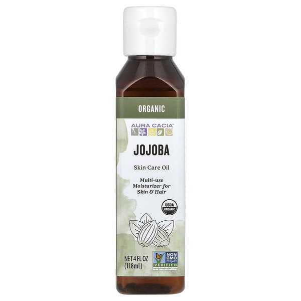 aur90608_v_43.jpg Масло жожоба для ухода за кожей, 4 жидких унций ( 118 мл ) — Aura Cacia