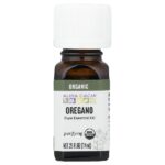 чистое эфирное масло, органический орегано, 7,4 мл (0,25 жидк. унции) — Aura Cacia