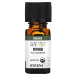 чистое эфирное масло, органическая мирра, 7,4 мл (0,25 жидк. унции) — Aura Cacia