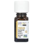 Kids, смесь чистых эфирных масел, Focus, 7,4 мл (0,25 жидк. унц.) — Aura Cacia