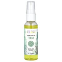 спрей-освежитель для туалета, свежесть, 60 мл (2 жидк. унции) — Aura Cacia