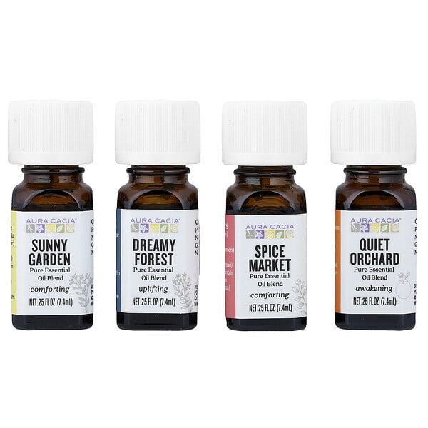 aur99107_v_63.jpg Journey To Diffusion Kit, эфирные масла, 4 флакона по 7,4 мл (0,25 жидк. унц.) — Aura Cacia
