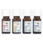 Kids, смеси эфирных масел, 4 флакона по 7,4 мл (0,25 жидк. унц.) — Aura Cacia