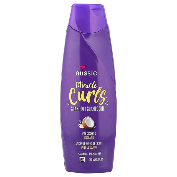aus18663_v_16.jpg Miracle Curls, шампунь с маслами кокоса и жожоба, 360 мл (12,1 жидк. унции) — Aussie