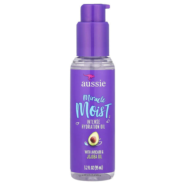 aus18693_v_8.jpg Miracle Moist, масло для интенсивного увлажнения с маслом авокадо и жожоба, 95 мл (3,2 жидк. унц.) — Aussie