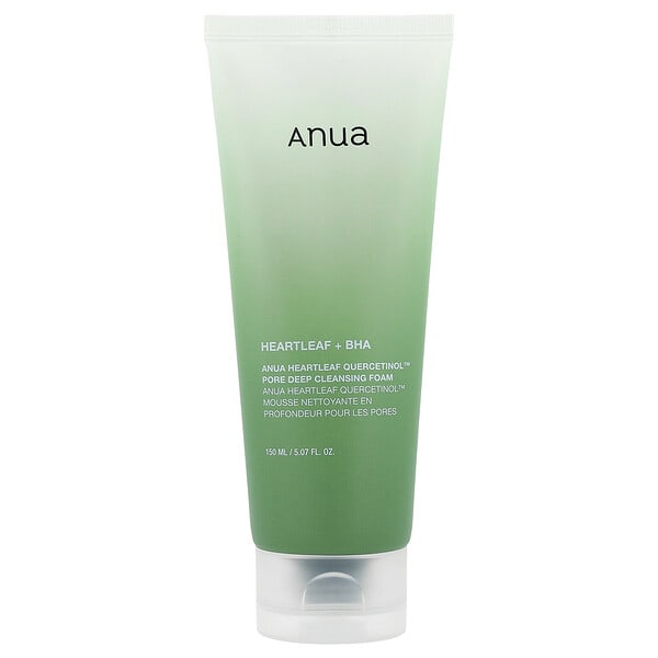 auu73442_v_35.jpg Heartleaf Quercetinol™ пенка для глубокого очищения пор, 150 мл (5,07 жидк. Унции) — Anua