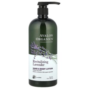 Лосьон для рук и тела, восстанавливающая лаванда, 907 г (32 унции) — Avalon Organics