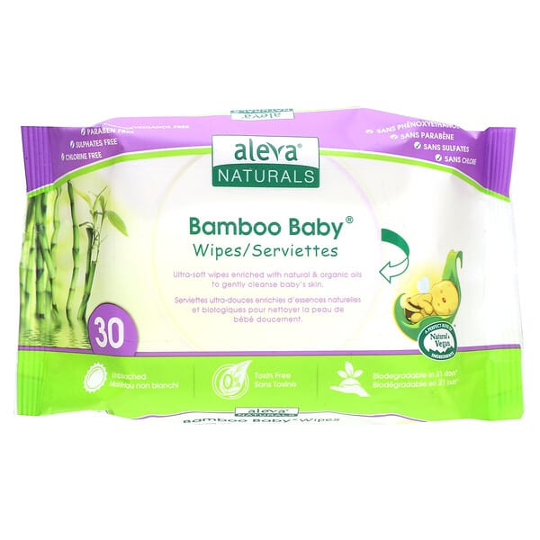 avn37941_v_21.jpg бамбуковые салфетки, для детей, 30 шт. — Aleva Naturals