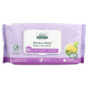 Bamboo Baby®, салфетки, 80 шт. — Aleva Naturals